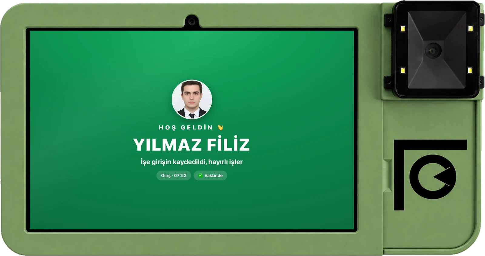 Giriş ekranı: Hoş geldin Yılmaz Filiz
